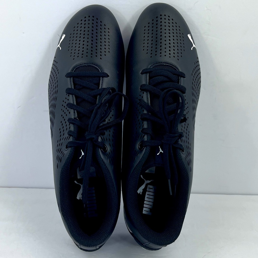 PUMA MOTORSPORT LEGACY DRIFT 5 ULTRA 2, FERRARI LOGO BLACK & WHITE, SIZE 10.5 - Picture 7 of 17